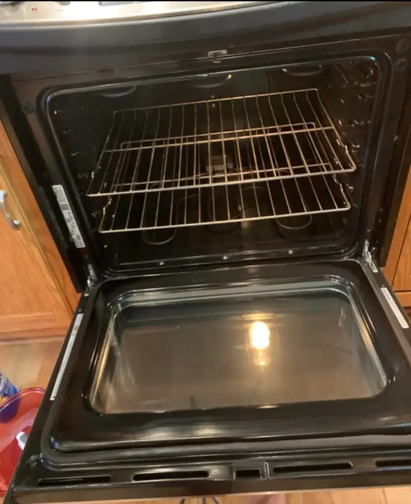 Oven after cleaning