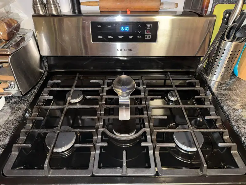 Stove after cleaning